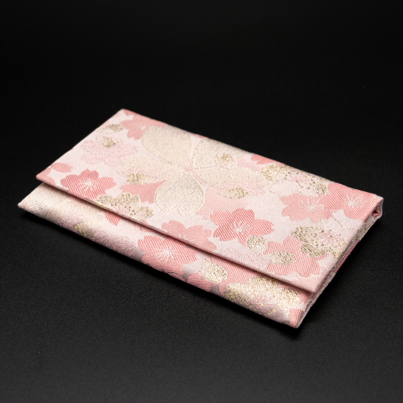 念珠ケース L 東山桜金襴 ピンク マジックテープ式 | 【公式】創価学会